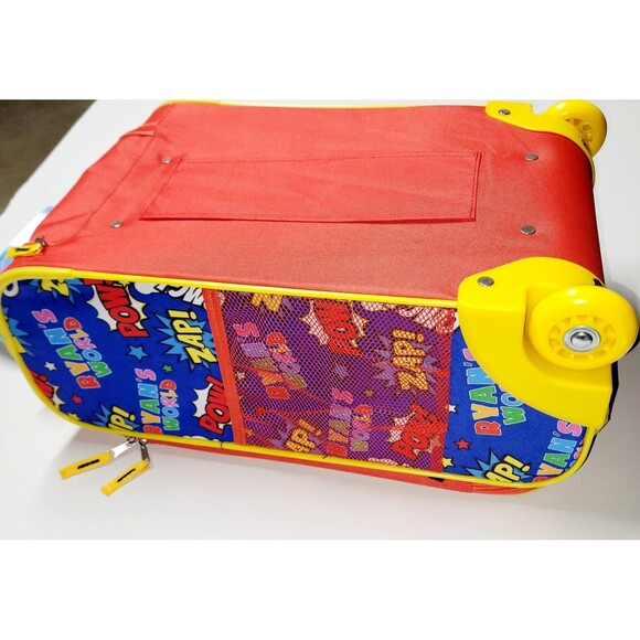 NWT Ryan's World Kids Carry-On Luggage With Wheels 20" Softside Trolley Suitcase - Picture 9 of 16